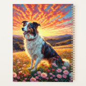 Border Collie Dog プランナー手帳 (裏面)