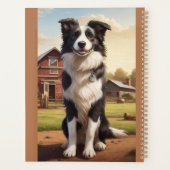 Border Collie Dog プランナー手帳 (裏面)