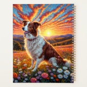 Border Collie Dog プランナー手帳 (裏面)