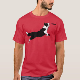 Border Collie Dog Fetch Frisbee Dog Lover Gift Tシャツ