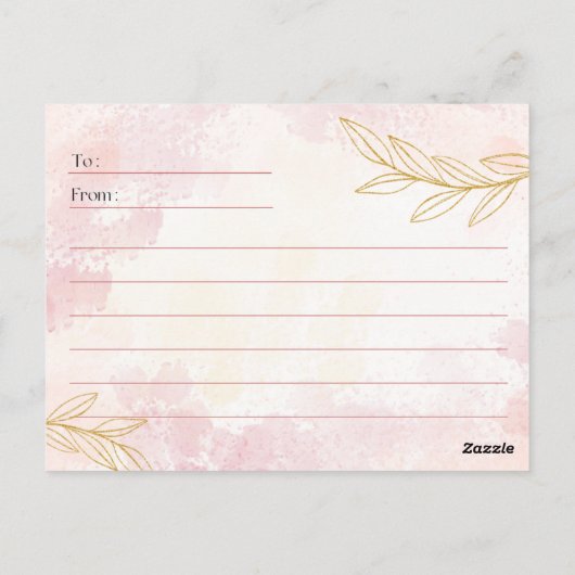 Border Collie Dog Greeting Card ポストカード (裏面)