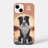 Border Collie Dog iPhoneケース (裏面)