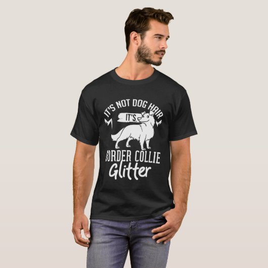 Border Collie Dog  Puppies Owner Tシャツ (正面フル)
