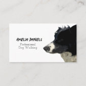 Border Collie Dog Walking/ Groomer Business Card 名刺 (正面)