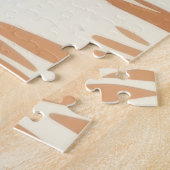 Border Collie Dogs Christmas Snow Holiday ジグソーパズル (側面)