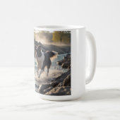 Border Collie Elegant Breed Coffee Mug コーヒーマグカップ (正面右)