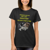 Border Collie  French Fries Tシャツ (正面)