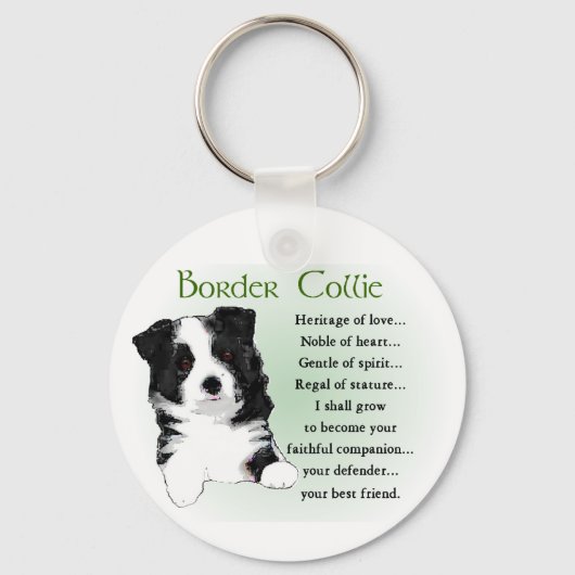 Border Collie Gifts キーホルダー (正面)
