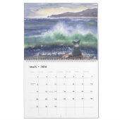 Border Collie in Landscape Calendar カレンダー (3月 2026)