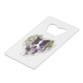 Border Collie Lover Design クレジットカード栓抜き (正面アングル)
