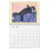 Border Collie Magic wall calendar, picture a month カレンダー (3月 2027)