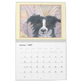 Border Collie Magic wall calendar, picture a month カレンダー (1月 2027)