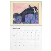 Border Collie Magic wall calendar, picture a month カレンダー (3月 2026)