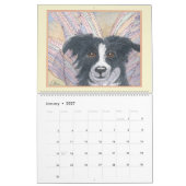 Border Collie Magic wall calendar, picture a month カレンダー (1月 2027)