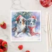 Border Collie Paper Napkin スタンダードランチョンナプキン (インサイチュ)
