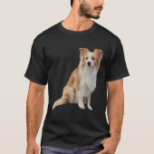Border Collie Red Tシャツ (正面)