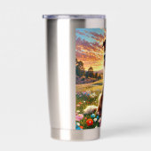 Border Collie Shepherd Dog 保温保冷タンブラー (右面)