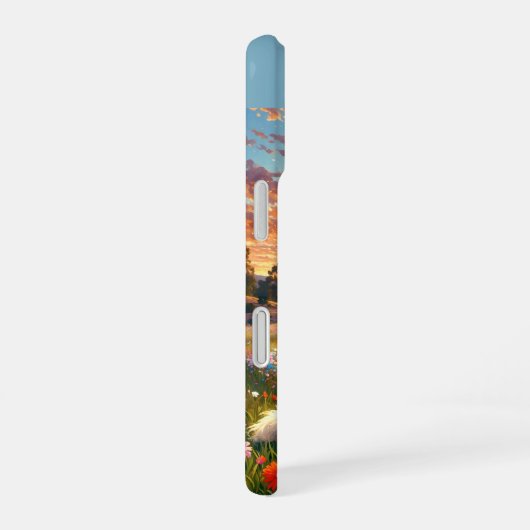 Border Collie Shepherd Dog iPhone 16ケース (右側面)