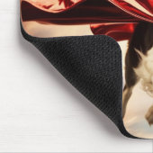 Border Collie Superhero Mousepad マウスパッド (コーナー)