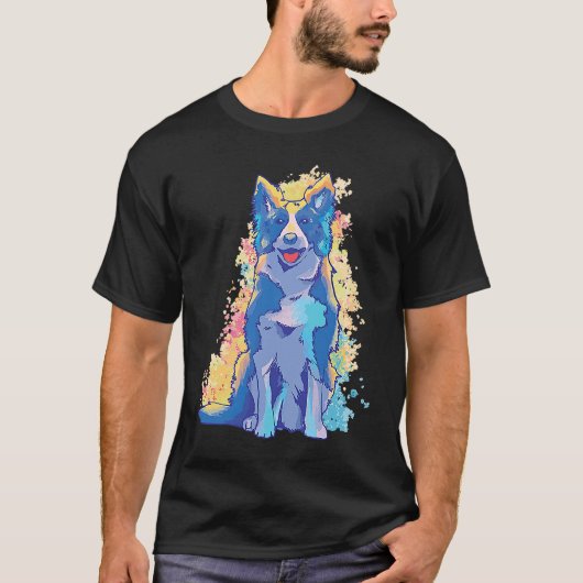 Border Collie Tシャツ (正面)