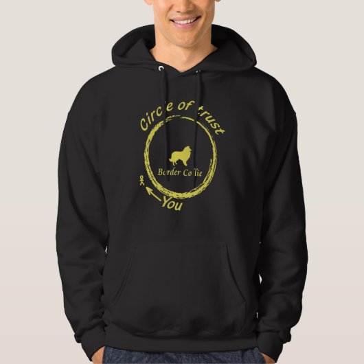 Border Collie T-shirt  Border Collie Circle of Tru パーカ (正面)