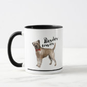 Border Terrier マグカップ (左)