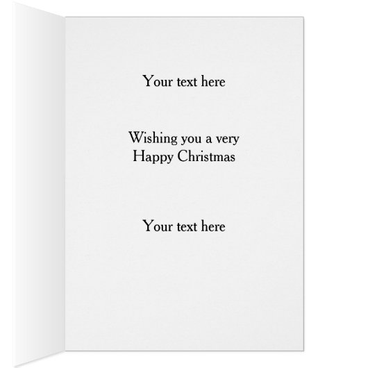 Border Terrier 'Cheese Tax' Christmas card (内側 (右))