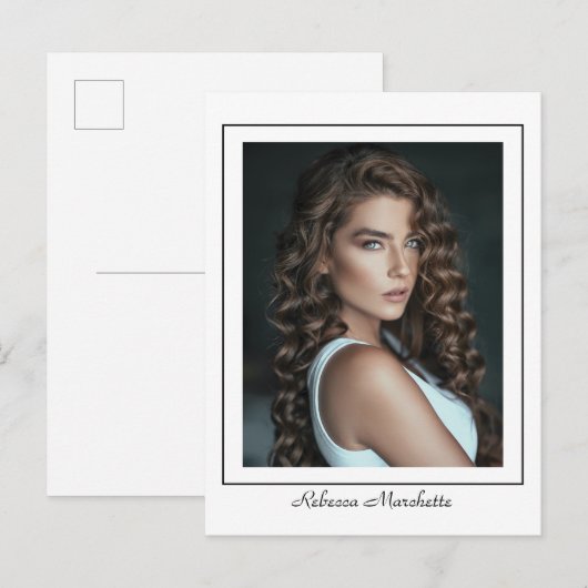 Bordered Actor Promo Photo Postcard ポストカード (正面/裏面)