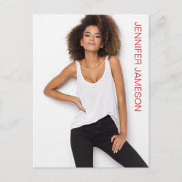 Borderless Actor Model Talent Promo Postcard ポストカード