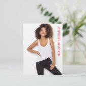 Borderless Actor Model Talent Promo Postcard ポストカード (スタンド正面)