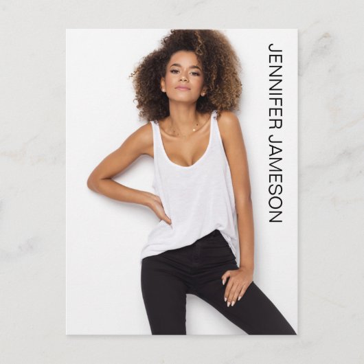 Borderless Actor Model Talent Promo Postcard ポストカード (正面)