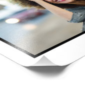 Borderlineアクター演技のヘッドショットの風景 フォトプリント (角)