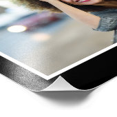 Borderlineアクター演技のヘッドショットの風景 フォトプリント (角)