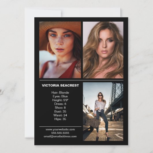 Borderline 4両面モデルCompカード 案内状 (裏面)