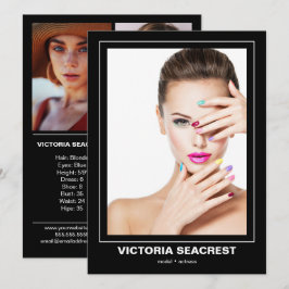 Borderline 4両面モデルCompカード 案内状