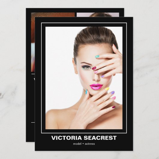 Borderline 4両面モデルCompカード 案内状 (正面/裏面)