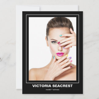 Borderline 4両面モデルCompカード 案内状