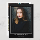 Borderline 5 Actor Model Talent Comp ZEDカード 案内状 (正面/裏面)