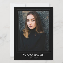 Borderline 5 Actor Model Talent Comp ZEDカード 案内状