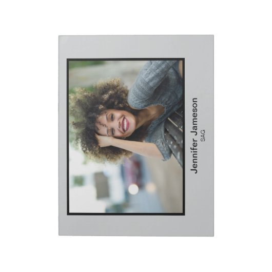 Borderline Actor Notepad Framed Landscape Headshot ノートパッド (回転)