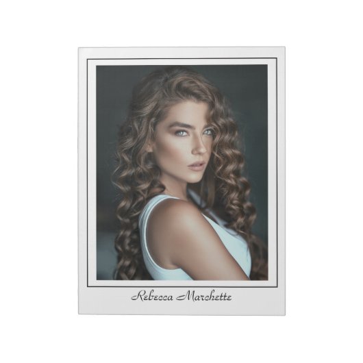 Borderline Actor Talent Photo Notepad ノートパッド (回転)