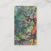 Bordighera、1884年のクロード・モネのオリーブ 名刺 (裏面)