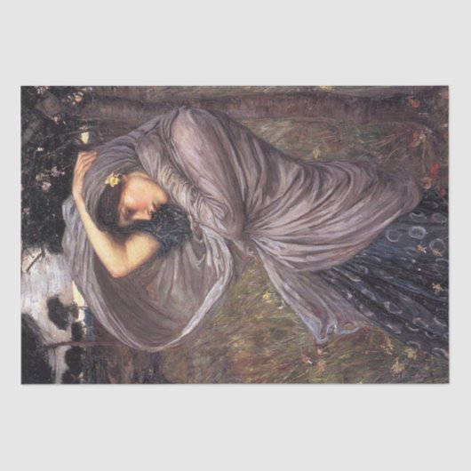 Boreas by John William Waterhouse, 1903 薄葉紙 (正面)
