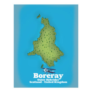 Boreray Outer Hebrides Scotland UK フォトプリント