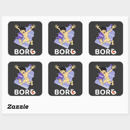 BORG ソーシャルメディア カクテル レイブ ジャグ ステッカー (シート)