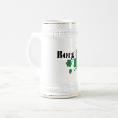 Borg Boss Irish Beer Stein - Perfect Gift ビールジョッキ (正面左)
