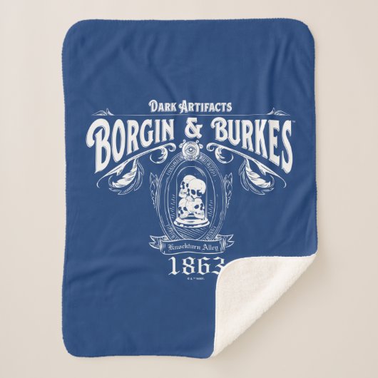 BORGIN & BURKES™ Dark Artifacts Store Graphic シェルパブランケット (正面)