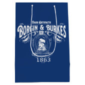 BORGIN & BURKES™ Dark Artifacts Store Graphic ミディアムペーパーバッグ (裏面)
