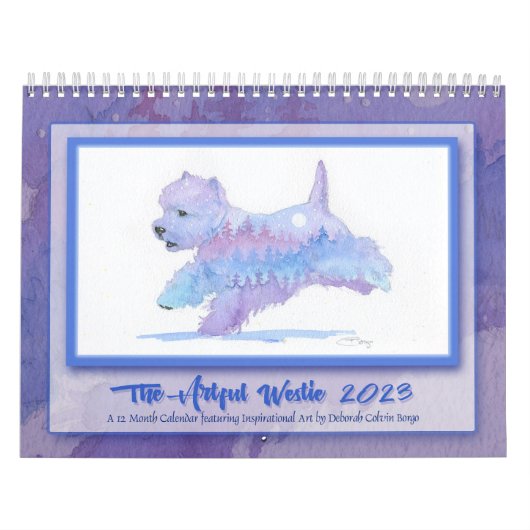 Borgo's The Artful Westie 2023 Calendar カレンダー (カバー)