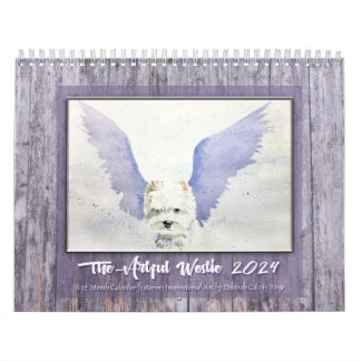 Borgo's The Artful Westie 2024カレンダー カレンダー